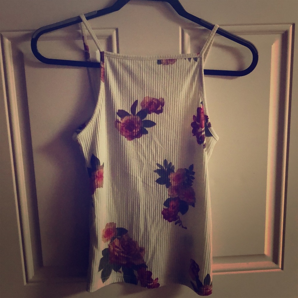 Cute floral tank top